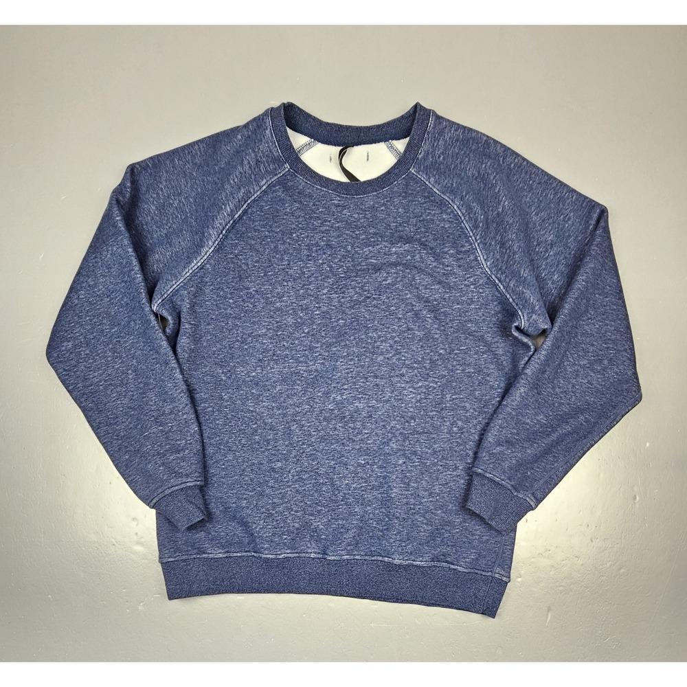 Fabletics Sweatshirt Mens Large. Blue Crewneck Soft Long Sleeve Athletic